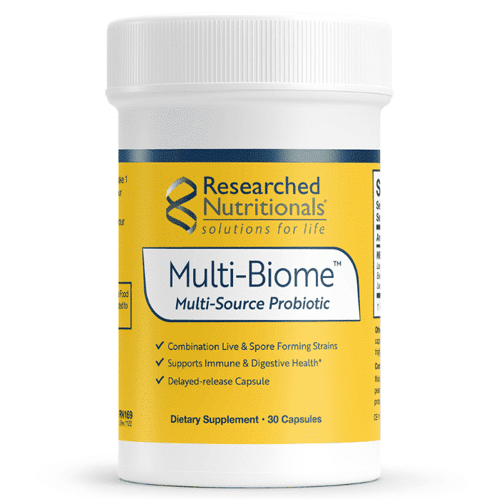 Researched Nutritionals Multi-Biome 30 capsules bottle